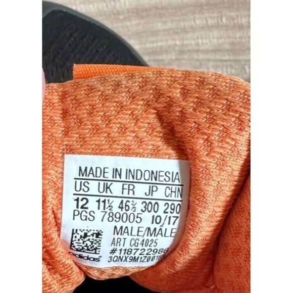 Adidas CG4025 Supernova Boost Trail Running Shoes Mens Size 12 - Black Carbon - Picture 12 of 13